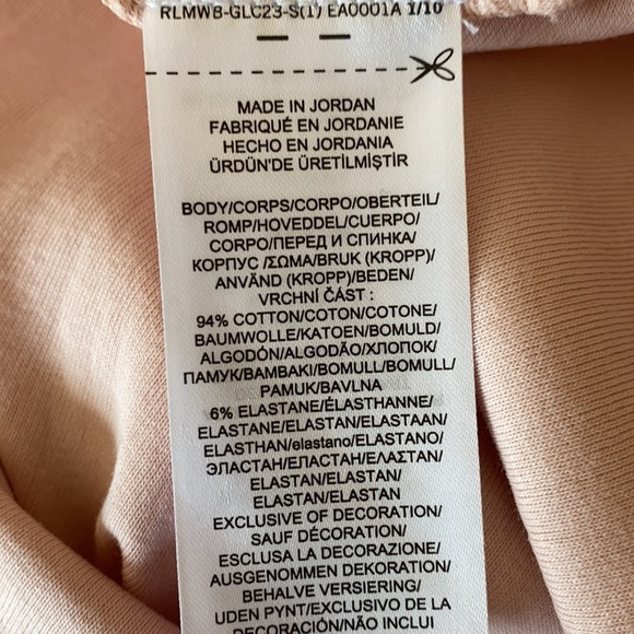 Ralph Lauren long sleev shirt Dusty pink Medium $98 - Picture 4 of 4